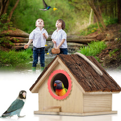 Bird House  Outdoor Tree Parrot Breeding Box